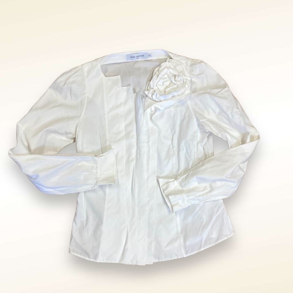 Anne Fontaine Paris white cotton shirt